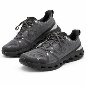 On Running Men's Charcoal and Black Athletic Shoes